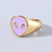 Wholesale copper oil dripping alien ring JDC-RS-JL139 Rings JoyasDeChina purple Wholesale Jewelry JoyasDeChina Joyas De China