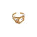 Wholesale Copper Pearl Irregular Hollow Rings JDC-RS-YWLY002 Rings 丽轶 A adjustable Wholesale Jewelry JoyasDeChina Joyas De China