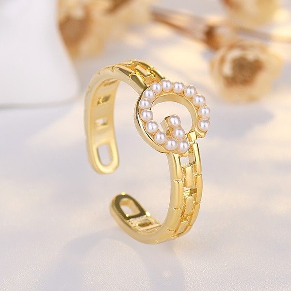 Wholesale Copper Pearl Rings JDC-RS-QLX003 Rings 巧兰轩 Wholesale Jewelry JoyasDeChina Joyas De China
