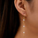 Wholesale copper pearl Tassel Earrings JDC-ES-MiMeng004 Earrings 米萌 Wholesale Jewelry JoyasDeChina Joyas De China