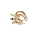 Wholesale Copper Pearl Zircon Ear Clips JDC-ES-YWLY006 Earrings 丽轶 A single Wholesale Jewelry JoyasDeChina Joyas De China