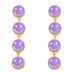 Wholesale copper plated 18k gold color smiley earrings JDC-ES-AS-002 Earrings 翱?N Wholesale Jewelry JoyasDeChina Joyas De China