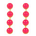 Wholesale copper plated 18k gold color smiley earrings JDC-ES-AS-002 Earrings 翱?N Rose Wholesale Jewelry JoyasDeChina Joyas De China