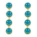 Wholesale copper plated 18k gold color smiley earrings JDC-ES-AS-002 Earrings 翱?N turquoise Wholesale Jewelry JoyasDeChina Joyas De China