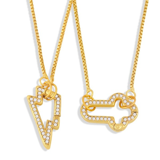 Wholesale Copper Plated 18k Gold Necklaces Sweater Chain JDC-NE-AS535 Necklaces JoyasDeChina Wholesale Jewelry JoyasDeChina Joyas De China
