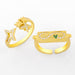 Wholesale Copper Plated 18K Gold Snake Rings JDC-RS-AS413 Rings 翱升 Wholesale Jewelry JoyasDeChina Joyas De China