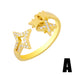 Wholesale Copper Plated 18K Gold Snake Rings JDC-RS-AS413 Rings 翱升 A adjustable Wholesale Jewelry JoyasDeChina Joyas De China