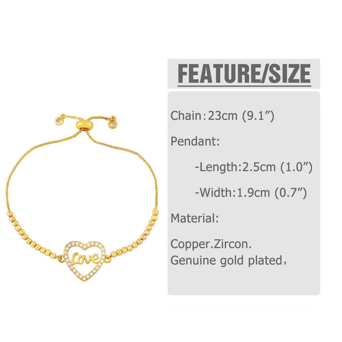 Wholesale Copper Plated 18K Gold Zircon Bracelet JDC-BT-AS-015 Bracelet 翱�N Wholesale Jewelry JoyasDeChina Joyas De China