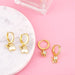 Wholesale Copper Plated 18k Gold Zircon Elephant Earrings JDC-ES-AS-024 Earrings 翱?N Wholesale Jewelry JoyasDeChina Joyas De China