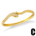 Wholesale Copper Plated 18k Gold Zircon Snake Bracelet JDC-BT-AS110 Bracelet 翱升 C Wholesale Jewelry JoyasDeChina Joyas De China