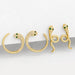 Wholesale Copper Plated 18K Gold Zircon Snake Earrings JDC-ES-AS096 Earrings 翱升 Wholesale Jewelry JoyasDeChina Joyas De China