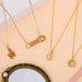 Wholesale Copper Plated 18K Gold Zircon Snake Necklaces JDC-NE-AS414 Necklaces 翱升 Wholesale Jewelry JoyasDeChina Joyas De China