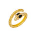 Wholesale Copper Plated 18K Gold Zircon Snake Rings JDC-RS-AS407 Rings 翱升 Wholesale Jewelry JoyasDeChina Joyas De China