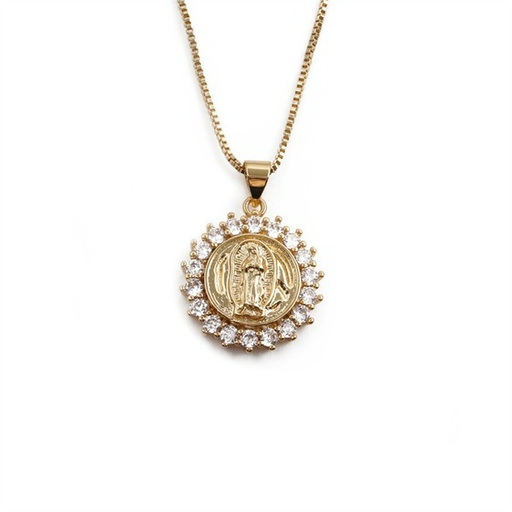 Wholesale copper plated Gold Pendant Necklace JDC-NE-ML098 NECKLACE JoyasDeChina Wholesale Jewelry JoyasDeChina Joyas De China