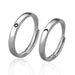 Wholesale Copper Plated Silver Couple Ring JDC-RS-YZM006 Rings 伊之美 Wholesale Jewelry JoyasDeChina Joyas De China