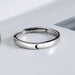 Wholesale Copper Plated Silver Couple Ring JDC-RS-YZM006 Rings 伊之美 female Wholesale Jewelry JoyasDeChina Joyas De China