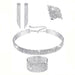Wholesale Copper Rhinestone Bracelet Ring Earring Necklace Set JDC-NE-JX001 Necklaces 锦希 set Wholesale Jewelry JoyasDeChina Joyas De China