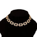 Wholesale copper rhinestone chocker necklace JDC-NE-JX036 Necklaces 锦希 Wholesale Jewelry JoyasDeChina Joyas De China