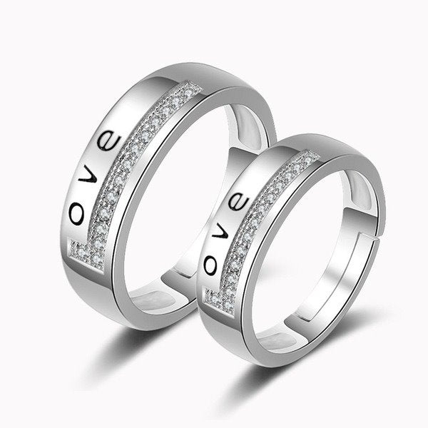 Wholesale Copper Rhinestone Couple Rings JDC-RS-YZM015 Rings 伊之美 Wholesale Jewelry JoyasDeChina Joyas De China