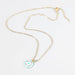 Wholesale Copper Rhinestone Drip Oil Necklace JDC-NE-JL177 Necklaces 氿乐 green Wholesale Jewelry JoyasDeChina Joyas De China