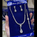 Wholesale Copper Rhinestone Imitation Pearl Necklace Earring Bracelet Set JDC-NE-JX004 Necklaces 锦希 Wholesale Jewelry JoyasDeChina Joyas De China