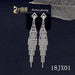 Wholesale Copper Rhinestone Tassel Earring JDC-ES-JX027 Earrings 锦希 18JX01 Wholesale Jewelry JoyasDeChina Joyas De China