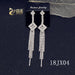 Wholesale Copper Rhinestone Tassel Earring JDC-ES-JX027 Earrings 锦希 18JX04 Wholesale Jewelry JoyasDeChina Joyas De China