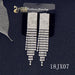 Wholesale Copper Rhinestone Tassel Earring JDC-ES-JX027 Earrings 锦希 18JX07 Wholesale Jewelry JoyasDeChina Joyas De China