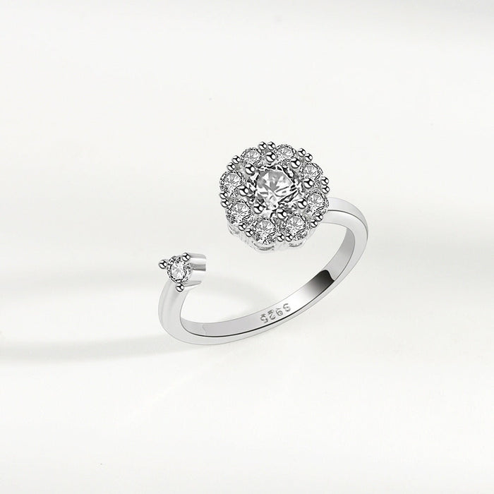 Wholesale copper rotatable ring JDC-RS-YJY002 Rings 银晶缘 18 1 Wholesale Jewelry JoyasDeChina Joyas De China