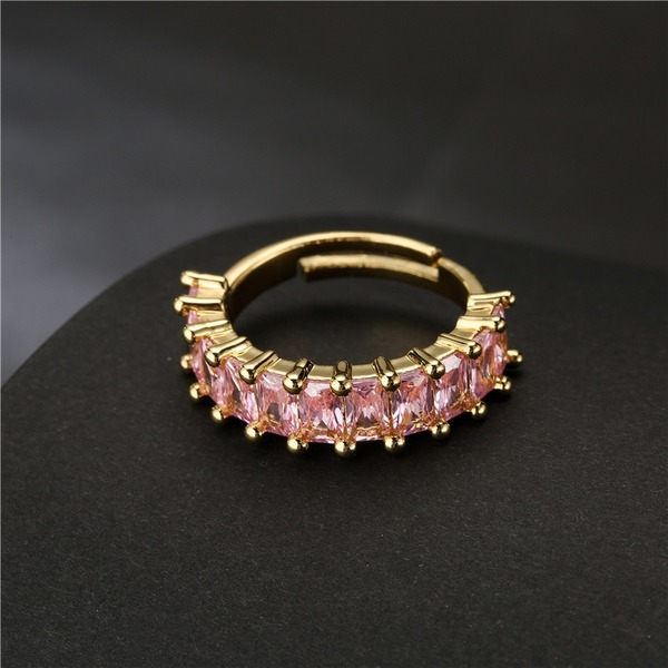 Bulk Jewelry Wholesale copper square zircon rings JDC-RS-ag149 Wholesale factory from China YIWU China