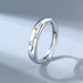 Wholesale Copper Zircon Antler Couple Rings JDC-RS-YZM033 Rings 伊之美 male adjustable Wholesale Jewelry JoyasDeChina Joyas De China