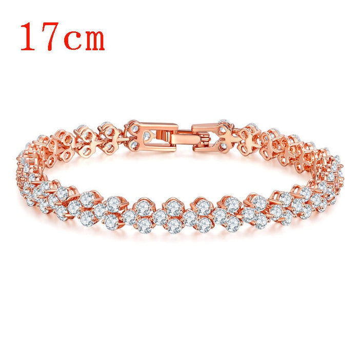 Wholesale copper zircon bracelet MOQ≥2 JDC-BT-Kas006 Bracelet 卡诗 1 17 MOQ2 Wholesale Jewelry JoyasDeChina Joyas De China
