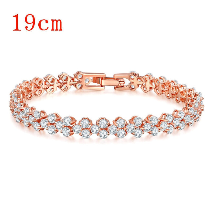 Wholesale copper zircon bracelet MOQ≥2 JDC-BT-Kas006 Bracelet 卡诗 1 19 MOQ2 Wholesale Jewelry JoyasDeChina Joyas De China