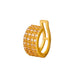 Wholesale Copper Zircon C Type Ear Clip Single Earrings JDC-ES-D203 Earrings 晴雯 Wholesale Jewelry JoyasDeChina Joyas De China