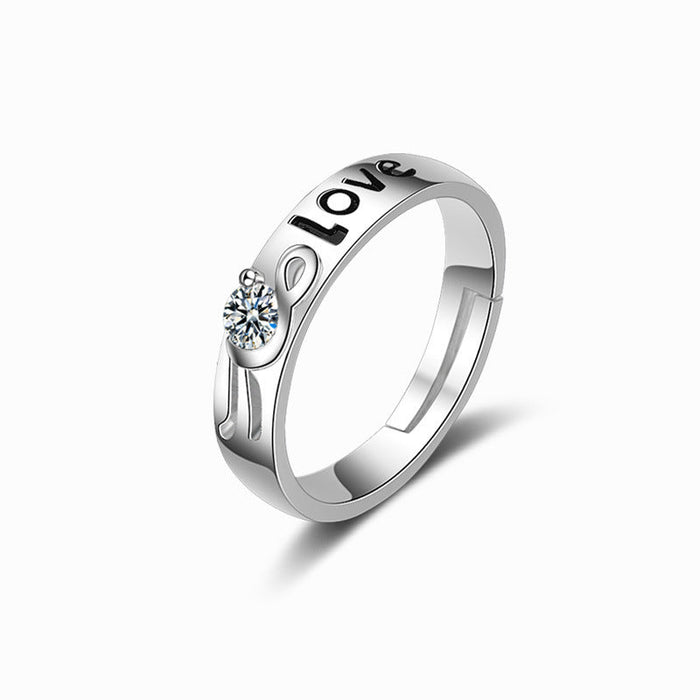 Wholesale Copper Zircon Couple Rings JDC-RS-YZM035 Rings 伊之美 Wholesale Jewelry JoyasDeChina Joyas De China