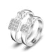 Wholesale Copper Zircon Couple Rings JDC-RS-YZM038 Rings 伊之美 Wholesale Jewelry JoyasDeChina Joyas De China