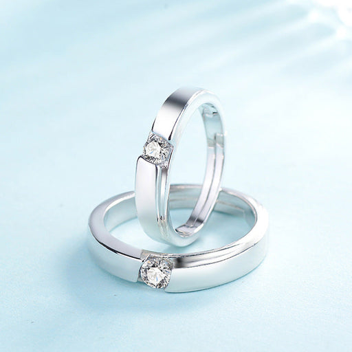 Wholesale Copper Zircon Couple Rings JDC-RS-YZM043 Rings 伊之美 Wholesale Jewelry JoyasDeChina Joyas De China