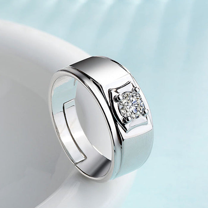 Wholesale Copper Zircon Couple Rings JDC-RS-YZM049 Rings 伊之美 Wholesale Jewelry JoyasDeChina Joyas De China