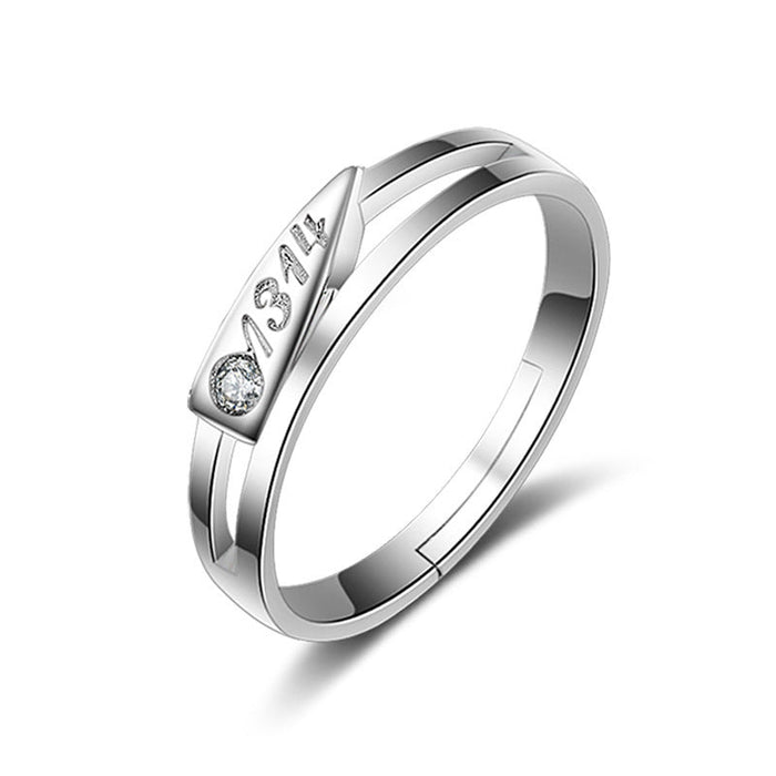 Wholesale Copper Zircon Couple Rings JDC-RS-YZM061 Rings 伊之美 Wholesale Jewelry JoyasDeChina Joyas De China