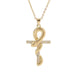 Wholesale Copper Zircon Cross Snake Necklaces JDC-NE-Yuet016 Necklaces 跃腾 Wholesale Jewelry JoyasDeChina Joyas De China