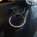 Wholesale Copper Zircon Full Diamond Tennis Chain Bracelet JDC-BT-HanJ006 Bracelet 韩爵 S175 silver Wholesale Jewelry JoyasDeChina Joyas De China