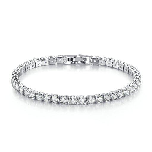 Wholesale Copper Zircon Full Diamond Tennis Chain Bracelet JDC-BT-ZuoYi001 Bracelet 佐伊 Wholesale Jewelry JoyasDeChina Joyas De China