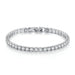 Wholesale Copper Zircon Full Diamond Tennis Chain Bracelet JDC-BT-ZuoYi001 Bracelet 佐伊 white 17cm Wholesale Jewelry JoyasDeChina Joyas De China