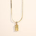 Wholesale copper Zircon Necklace JDC-NE-Jif001 NECKLACE 集沣 yellow Wholesale Jewelry JoyasDeChina Joyas De China