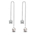 Wholesale copper zircon pearl ear thread silver needle earrings JDC-ES-QLX035 Earrings 巧兰轩 A Wholesale Jewelry JoyasDeChina Joyas De China