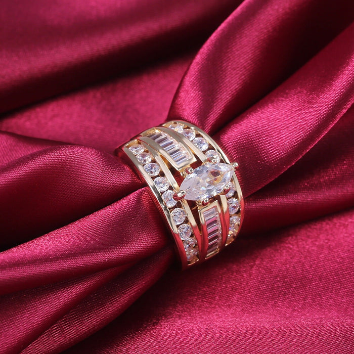 Wholesale copper zircon ring JDC-RS-Caos002 Rings 曹适 Wholesale Jewelry JoyasDeChina Joyas De China