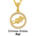 Wholesale Copper Zircon Snake Necklaces JDC-NE-AS401 Necklaces 翱升 Wholesale Jewelry JoyasDeChina Joyas De China