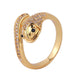 Wholesale Copper Zircon Snake Rings JDC-RS-Yuet008 Rings 跃腾 Wholesale Jewelry JoyasDeChina Joyas De China