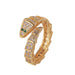 Wholesale Copper Zircon Snake Rings JDC-RS-Yuet013 Rings 跃腾 Wholesale Jewelry JoyasDeChina Joyas De China