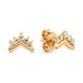 Wholesale coronal wishing bone Earrings JDC-ES-xingl007 Earrings 星鸾 golder Wholesale Jewelry JoyasDeChina Joyas De China